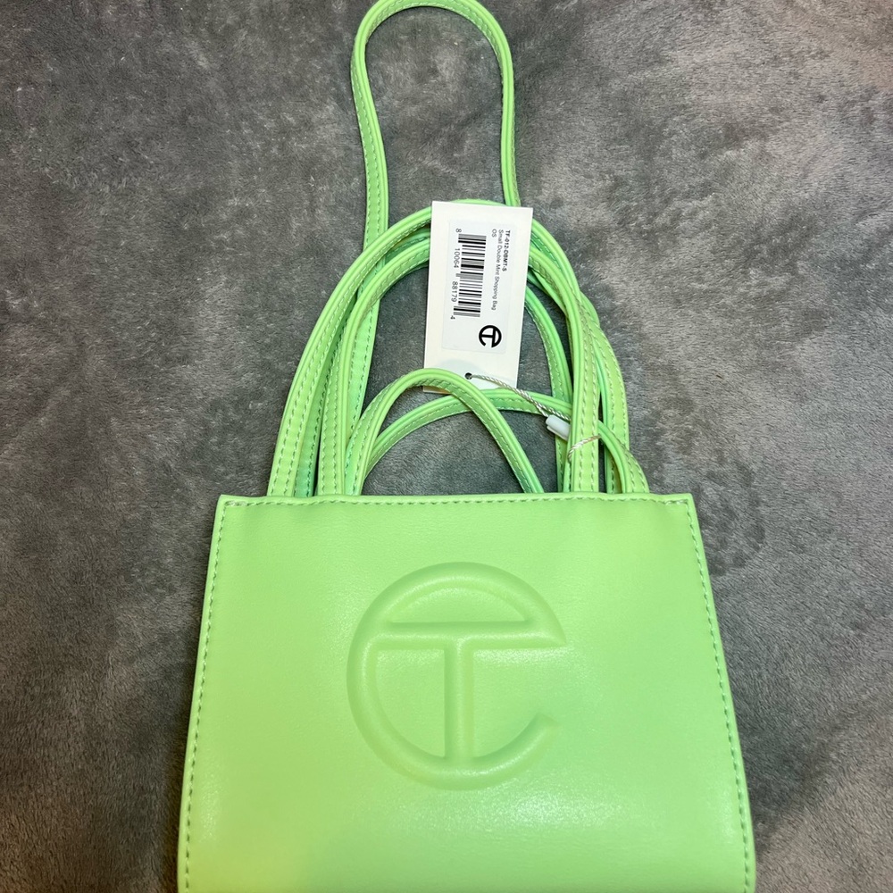 TELFAR Small Double Mint Shopping Bag